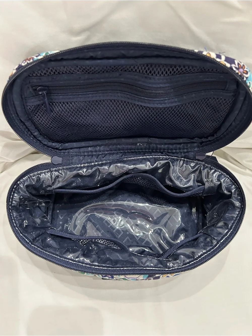 Vera Bradley Quilted Floral Train Case